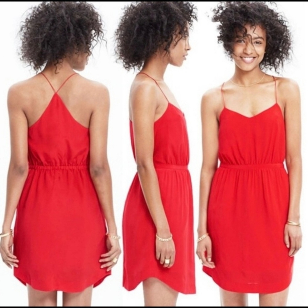 Madewell Silk Starview Cami Mini Dress Size 4